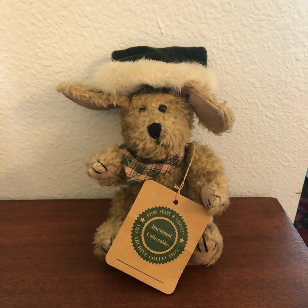 NWT 1998 Boyds Bears Archive Collection Country Christmas Bear New Old Stock